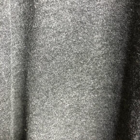 Cabi Elegant Tee charcoal gray collared v neck knit top size Large #4258 - Picture 13 of 15